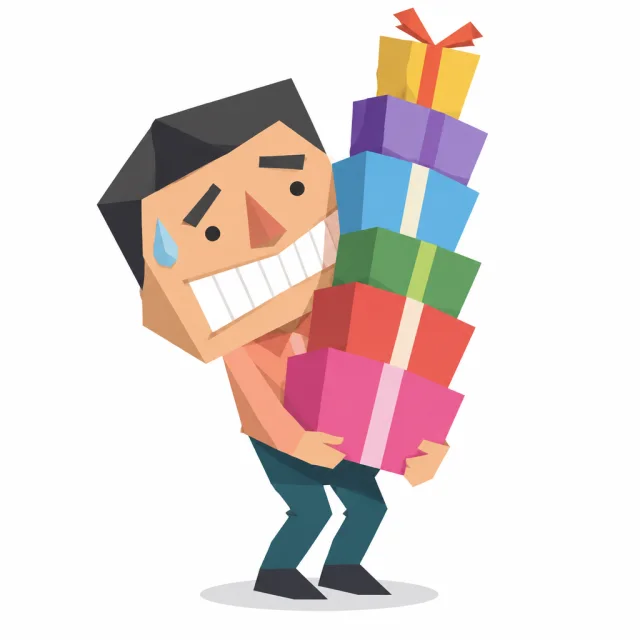Enneagram playful character illustration